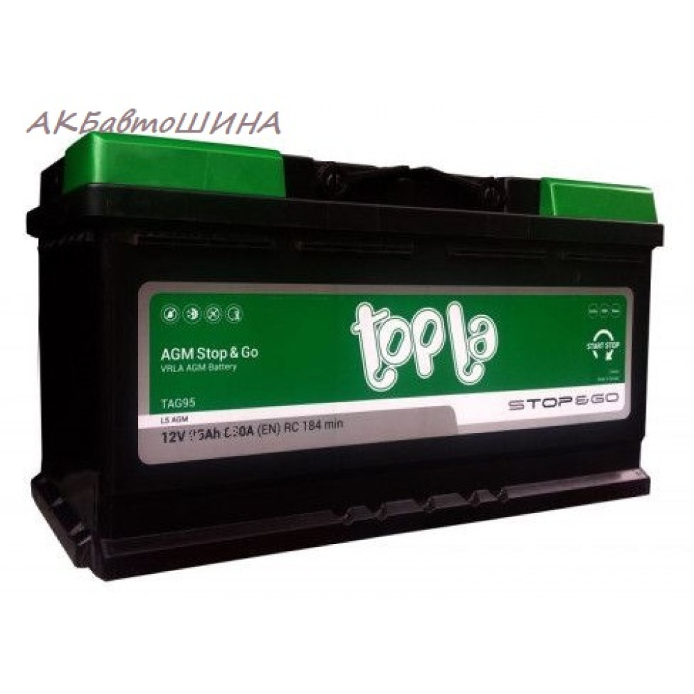 АКБ "Topla" 95А/Ч